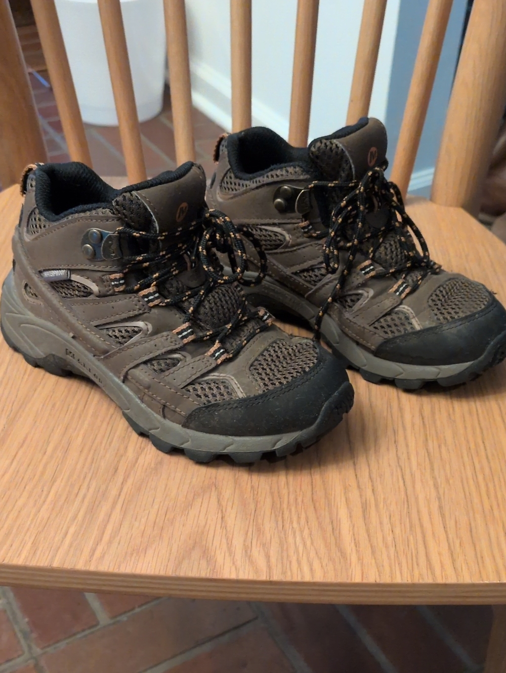 Boys Merrell Waterproof Outdoor Hiking Boots